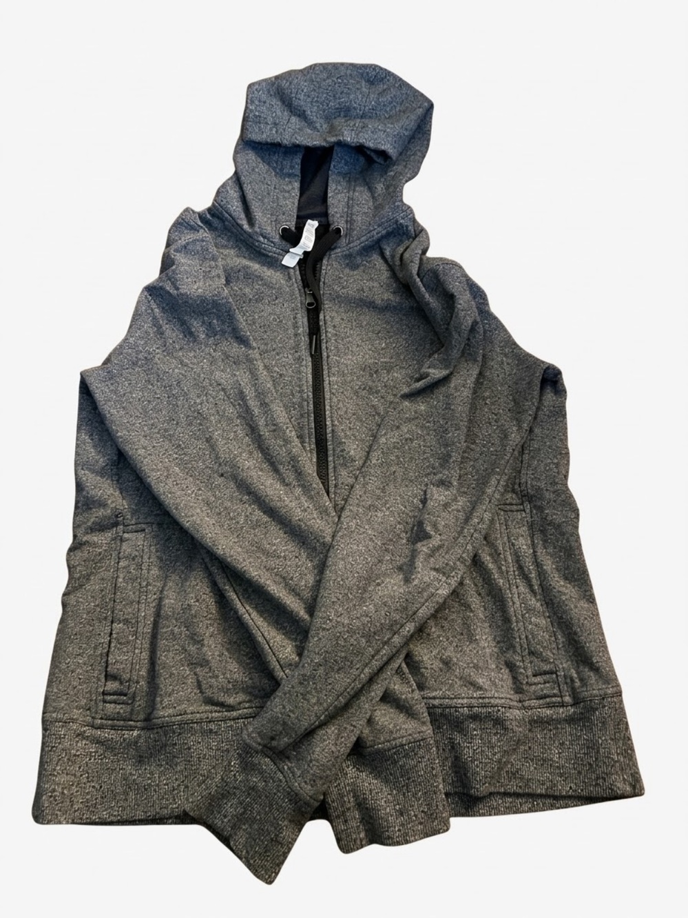 lululemon athletica city sweat quarter zip hoodie Men's Dark Heather Gray medium
